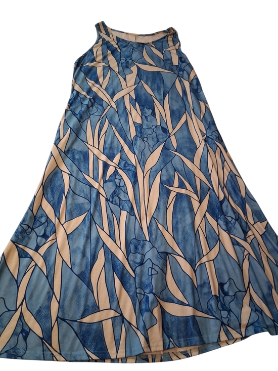 SHEIN Dresses & Skirts - Blue Floral A-Line Maxi Dress
